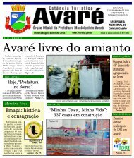 AvarÃ© livre do amianto - CÃ¢mara Municipal de AvarÃ© - Governo do ...
