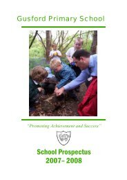 Prospectus - Gusford Primary School