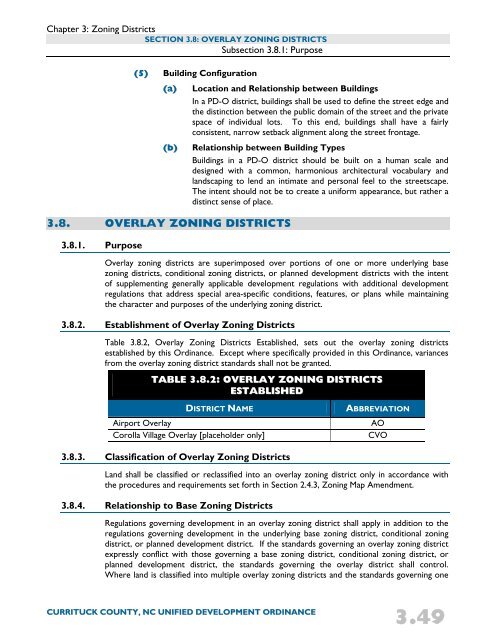 Unified Development Ordinance - Currituck County Government