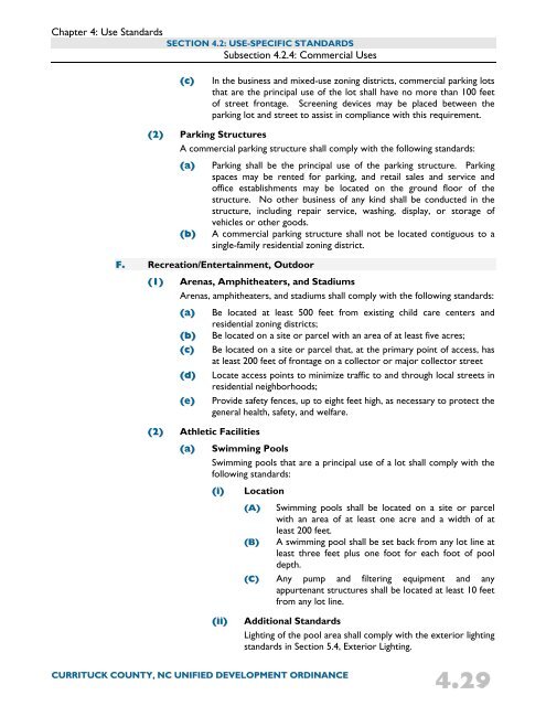 Unified Development Ordinance - Currituck County Government