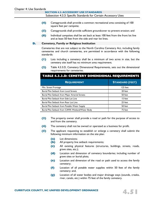 Unified Development Ordinance - Currituck County Government