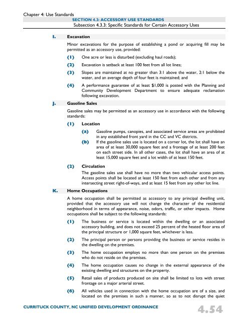 Unified Development Ordinance - Currituck County Government