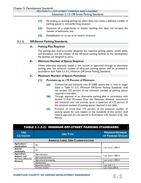 Unified Development Ordinance - Currituck County Government