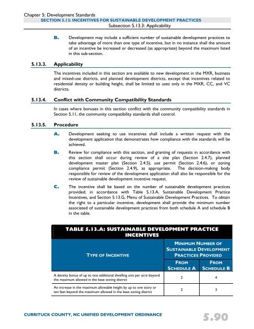 Unified Development Ordinance - Currituck County Government