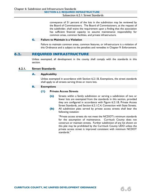 Unified Development Ordinance - Currituck County Government