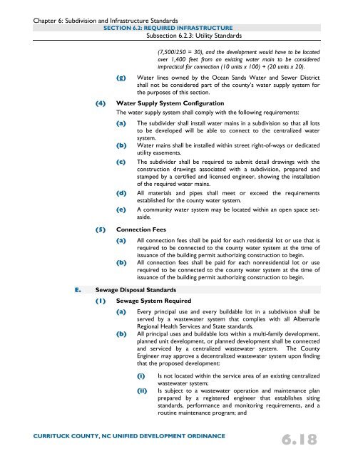 Unified Development Ordinance - Currituck County Government