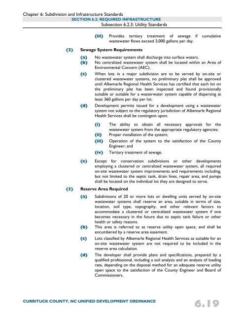 Unified Development Ordinance - Currituck County Government