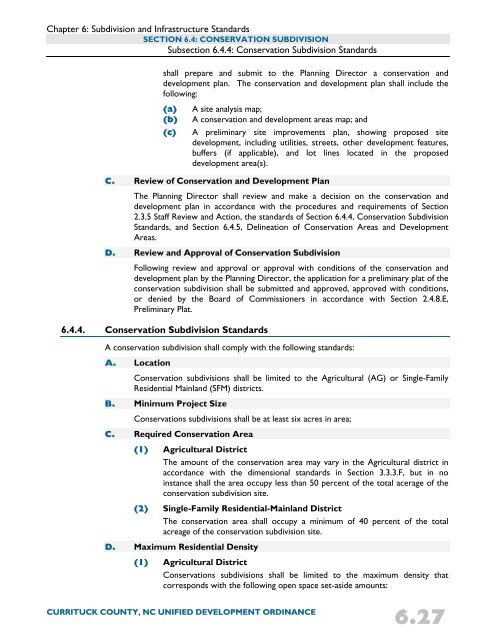 Unified Development Ordinance - Currituck County Government