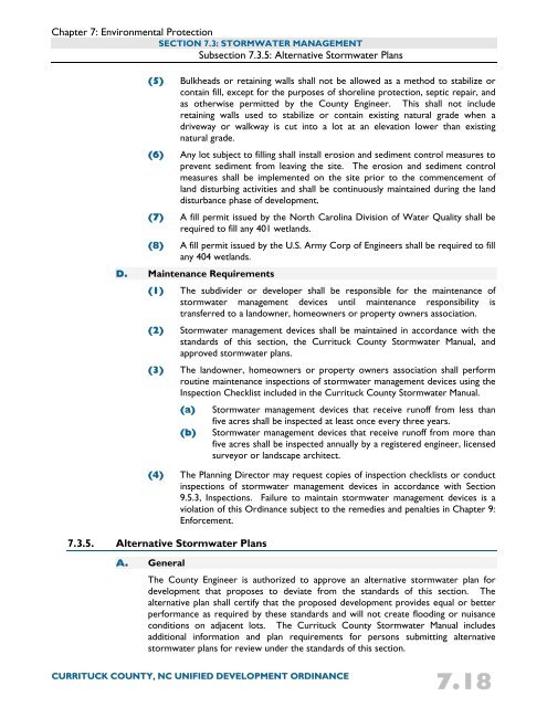 Unified Development Ordinance - Currituck County Government