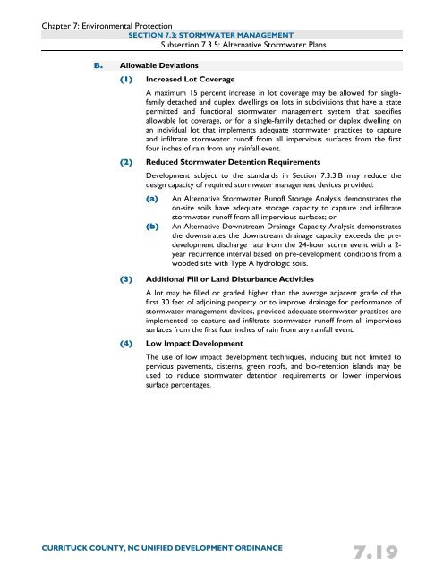 Unified Development Ordinance - Currituck County Government