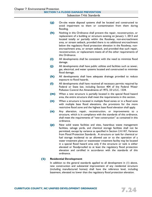 Unified Development Ordinance - Currituck County Government