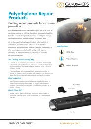 Pipeline Repair Products - Canusa-CPS