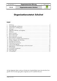 2.1.4 Organisationsstatut Schulrat - Schule Muolen