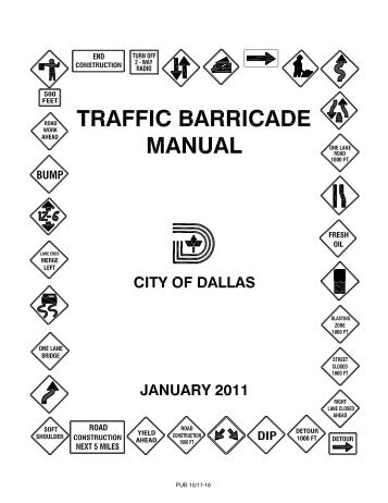 Traffic Barricade Manual - The Management System Parking Lot