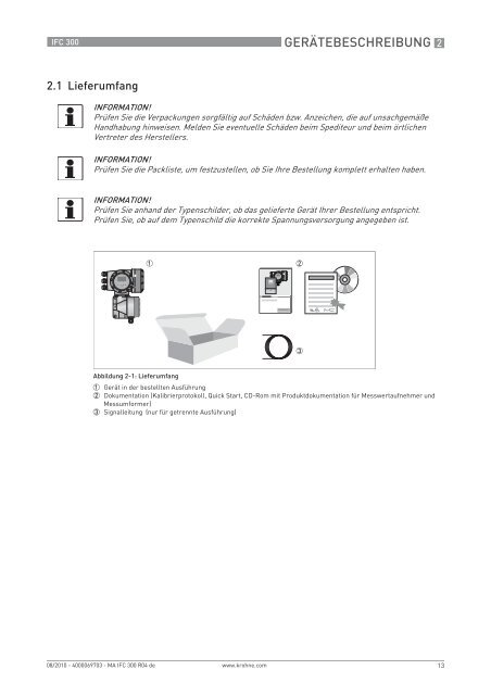 IFC 300 Handbuch - ICM Technologies