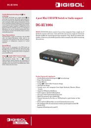 Print Server Digisol DG-PS1010U USB 2.0 Print Server User Manual - Digisol.com