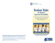 Resident's Rights for People in Long Term Care ... - State of Illinois