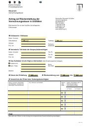 Form 16.4/S167: Antrag auf Rückerstattung der ... - Steuern St. Gallen