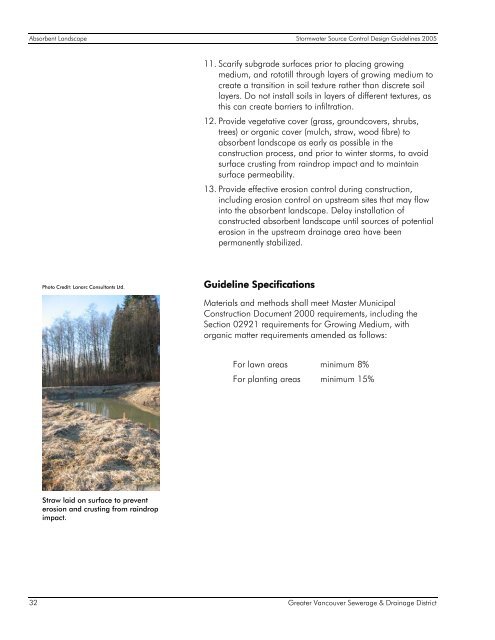 Stormwater Source Control Design Guidelines 2005 - Waterbucket