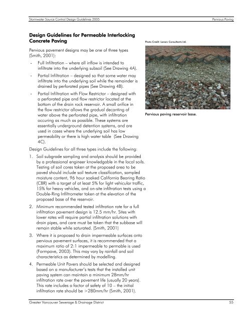 Stormwater Source Control Design Guidelines 2005 - Waterbucket