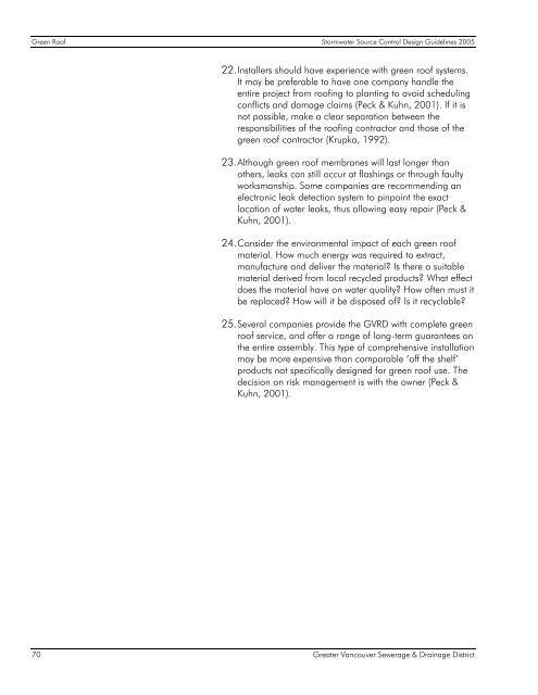 Stormwater Source Control Design Guidelines 2005 - Waterbucket