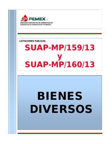 BIENES DIVERSOS - Pemex