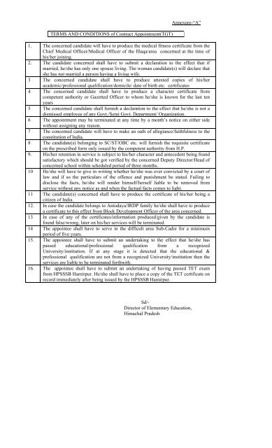 Appointment List of Batchwise TGT (Non-Medical) - Government of ...