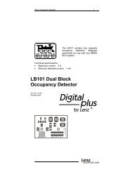 LB101 Dual Block Occupancy Detector - Lenz USA