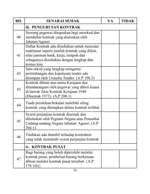 Muat turun Senarai Semak Pengurusan Kewangan