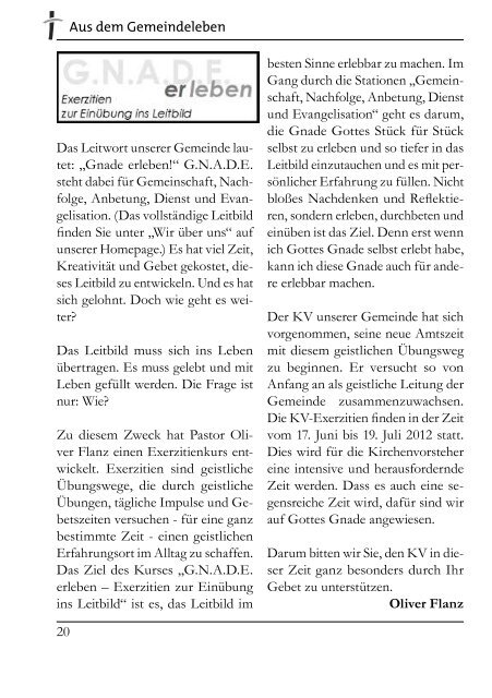 Ausgabe 3/2012 - Ev.-luth. Kirchengemeinde Meinersen