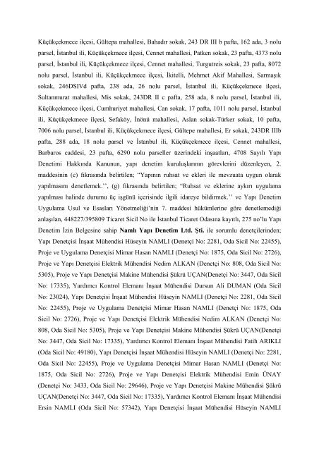 27.12.2007 tarih ve 26739 sayÄ±lÄ± Resmi Gazete - YapÄ± Denetim ...