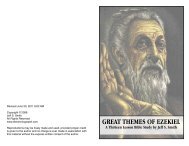 GREAT THEMES OF EZEKIEL - ElectronicGospel
