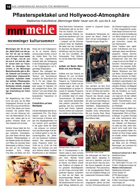 Download Ausgabe Juni 2012 - Lokale Zeitung Memmingen