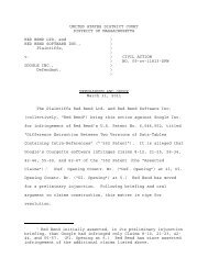 1 Red Bend initially asserted, in its preliminary injunction briefing ...