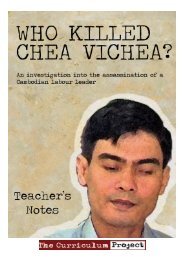 Who Killed Chea Vichea?(11.3mb) - The Curriculum Project