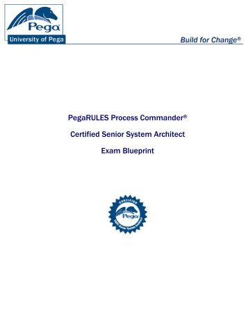 CSSA Exam Blueprint - Pegasystems Inc.