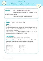 Mistigri 1-syllabes initiales CP - classeurdecole