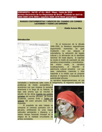 1 HISPANISTA - Vol XI- nÂº 41â Abril - Mayo - Junio de 2010 Revista ...