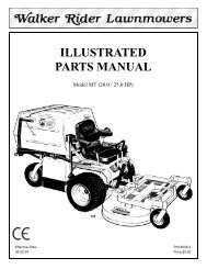 ILLUSTRATED PARTS MANUAL - Walker Mowers