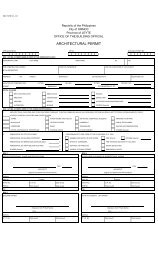 Architectural Permit.XLS - City Government of Ormoc