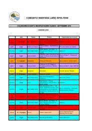 giugno - ComunitÃ  Montana Lario Intelvese