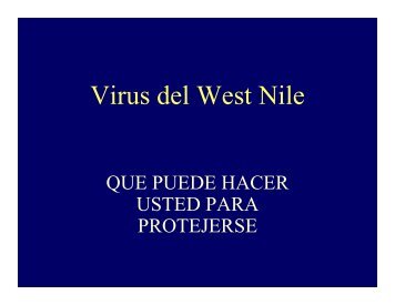 Virus del West Nile Virus del West Nile