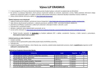download - EkonomickÃ¡ fakulta - TUKE