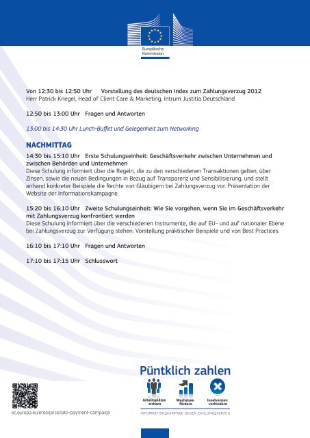 ENTWURF DER TAGESORDNUNG - Europa