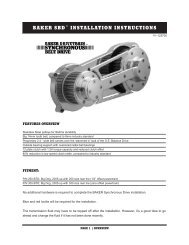 Big Dog Belt Drive Instructions - Baker Drivetrain