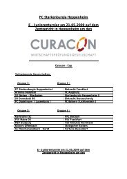 E-Junioren Curacon-Cup - FC Starkenburgia Heppenheim