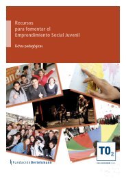 Recursos para fomentar el Emprendimiento Social Juvenil