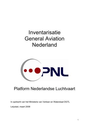 Inventarisatie General Aviation Nederland - NACA , Netherlands ...