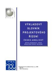 VÃ½kladovÃ½ slovnÃ­k projektovÃ©ho ÅÃ­zenÃ­ - IPMA