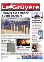 Fribourg ose dÃƒÂ©sobÃƒÂ©ir ÃƒÂ  Doris Leuthard - La Gruyere Online - La ...